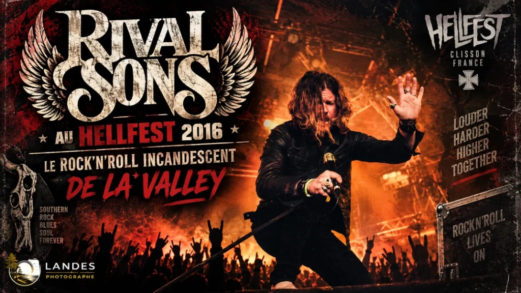 🎸 Rival Sons au Hellfest 2016 : le rock&rsquo;n&rsquo;roll incandescent de la Valley 🔥