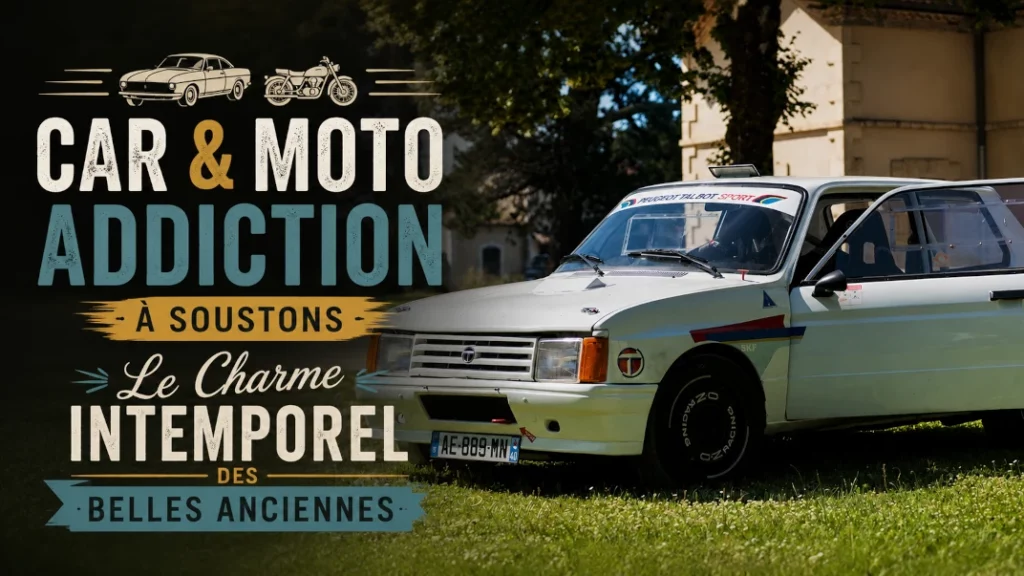 🚗 Car & Moto Addiction à Soustons : Le Charme Intemporel des Belles Anciennes
