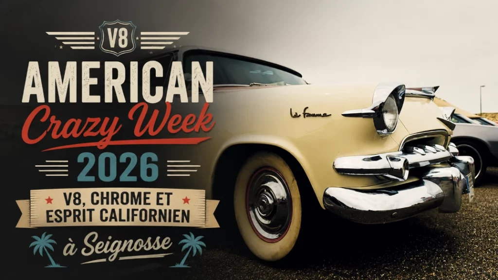 🎸 American Crazy Week 2026 : V8, Chrome et Esprit Californien à Seignosse
