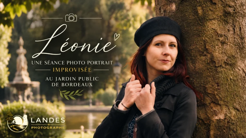 📸 Léonie : une séance photo portrait improvisée au Jardin Public de Bordeaux 🌿