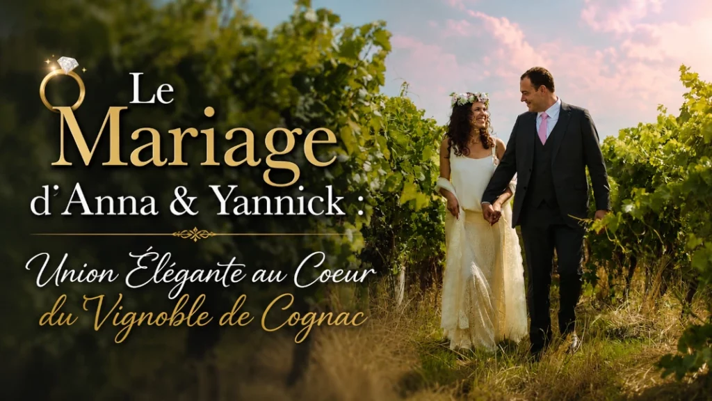 💍 Le Mariage d’Anna & Yannick : Union Élégante au Cœur du Vignoble de Cognac
