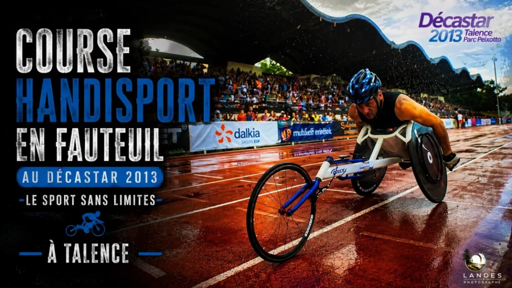 ♿ Course handisport en fauteuil au Décastar 2013 : le sport sans limites à Talence