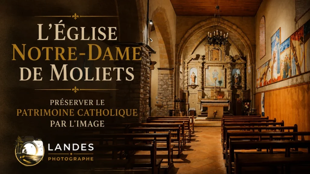 ⛪ L’Église Notre-Dame de Moliets : préserver le patrimoine catholique par l’image