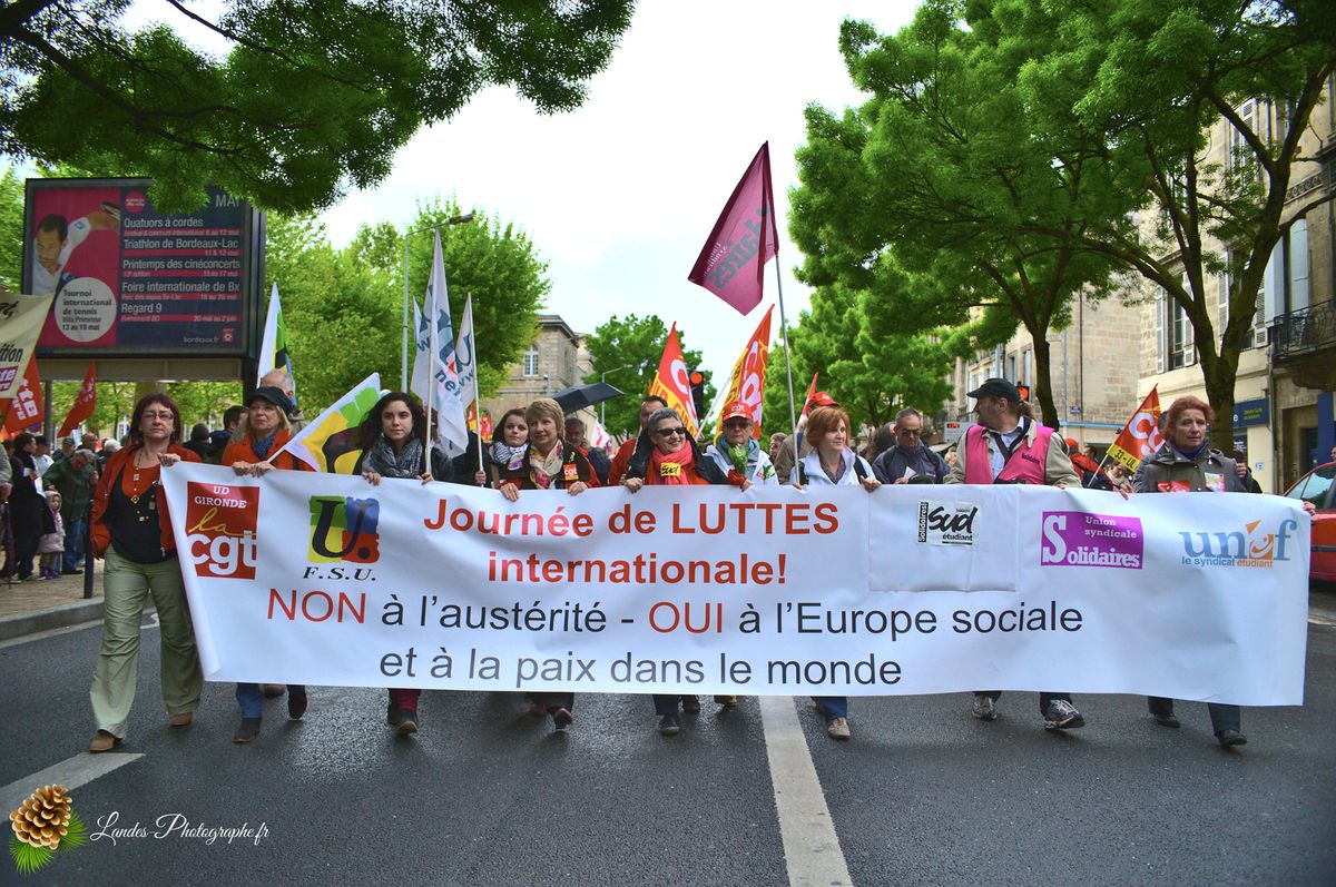 Manifestation du 1er Mai 2013 à Bordeaux