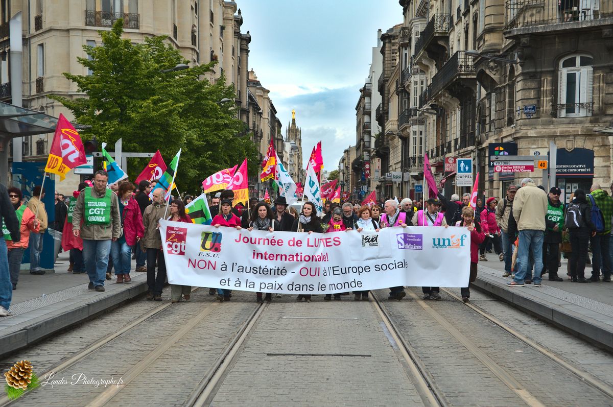 Manifestation du 1er Mai 2013 à Bordeaux