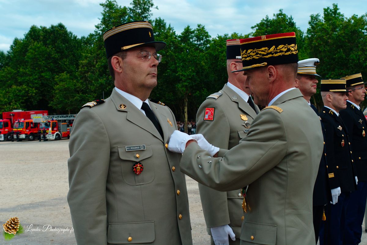Cérémonie du 14 Juillet à Bordeaux