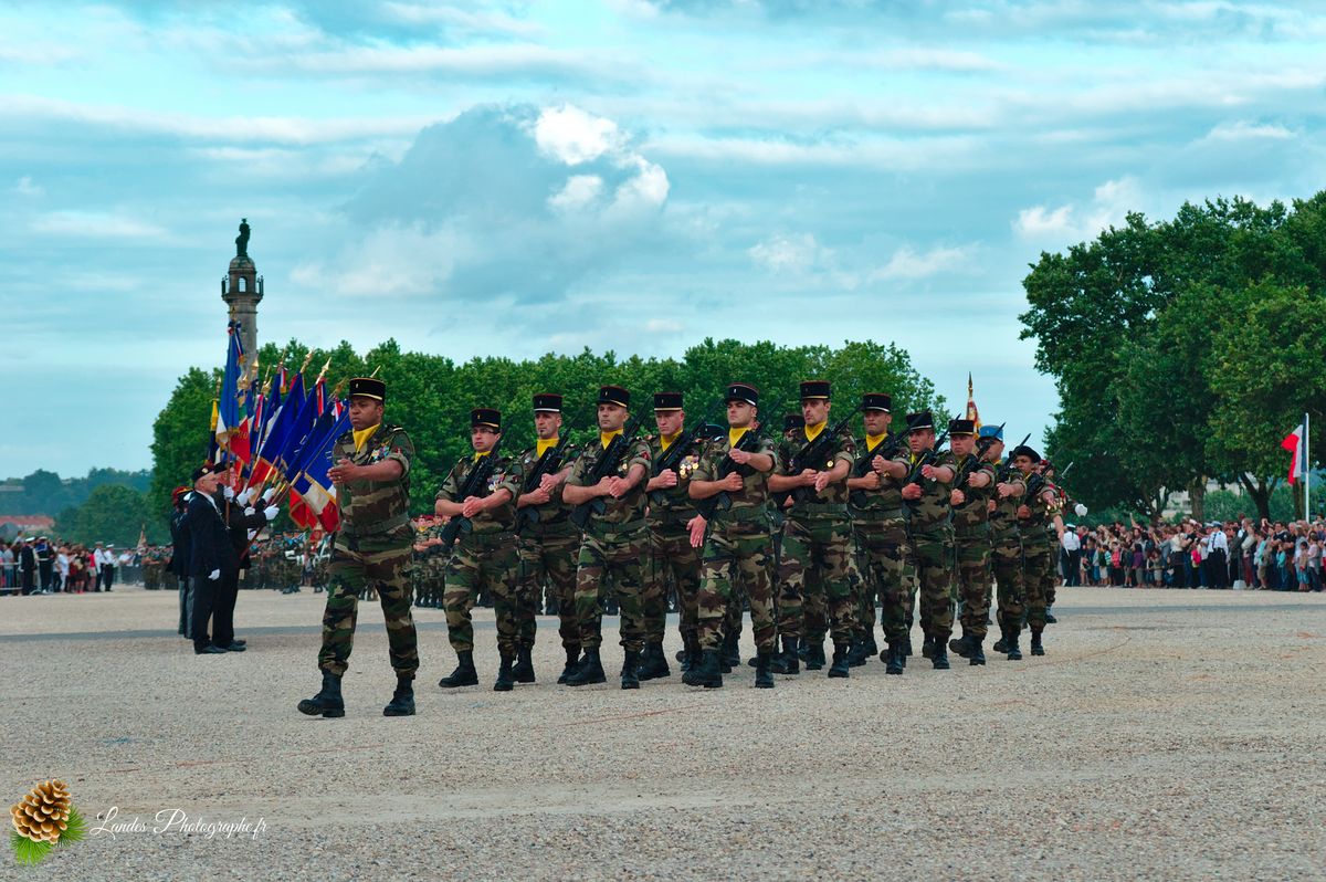 Cérémonie du 14 Juillet à Bordeaux