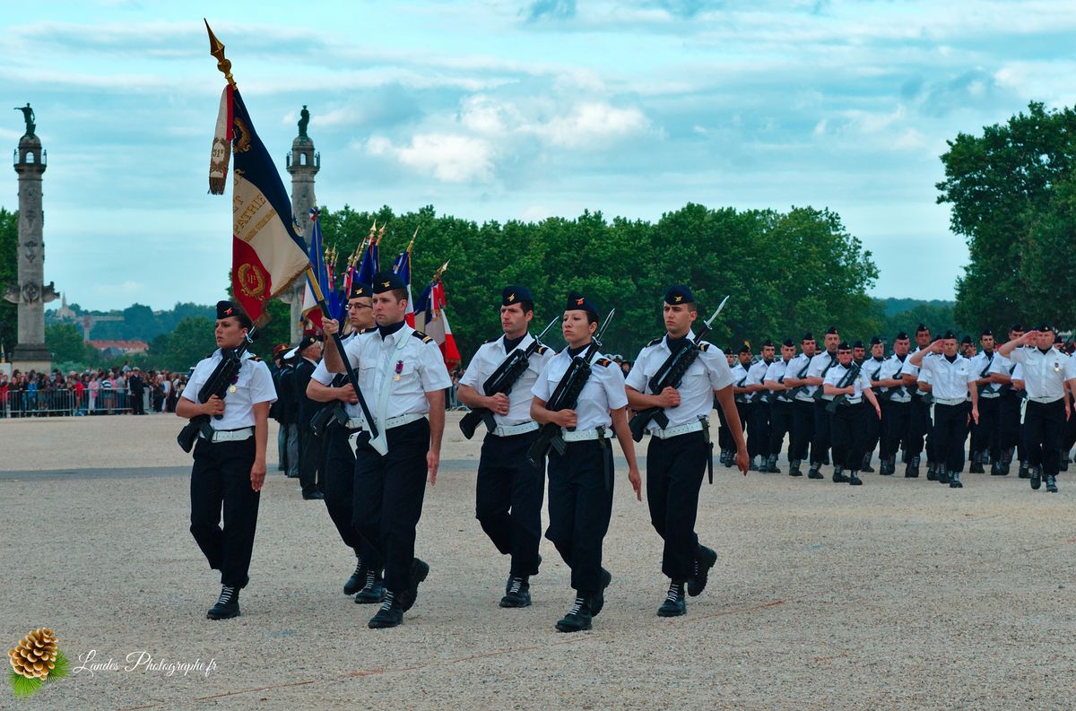 Cérémonie du 14 Juillet à Bordeaux