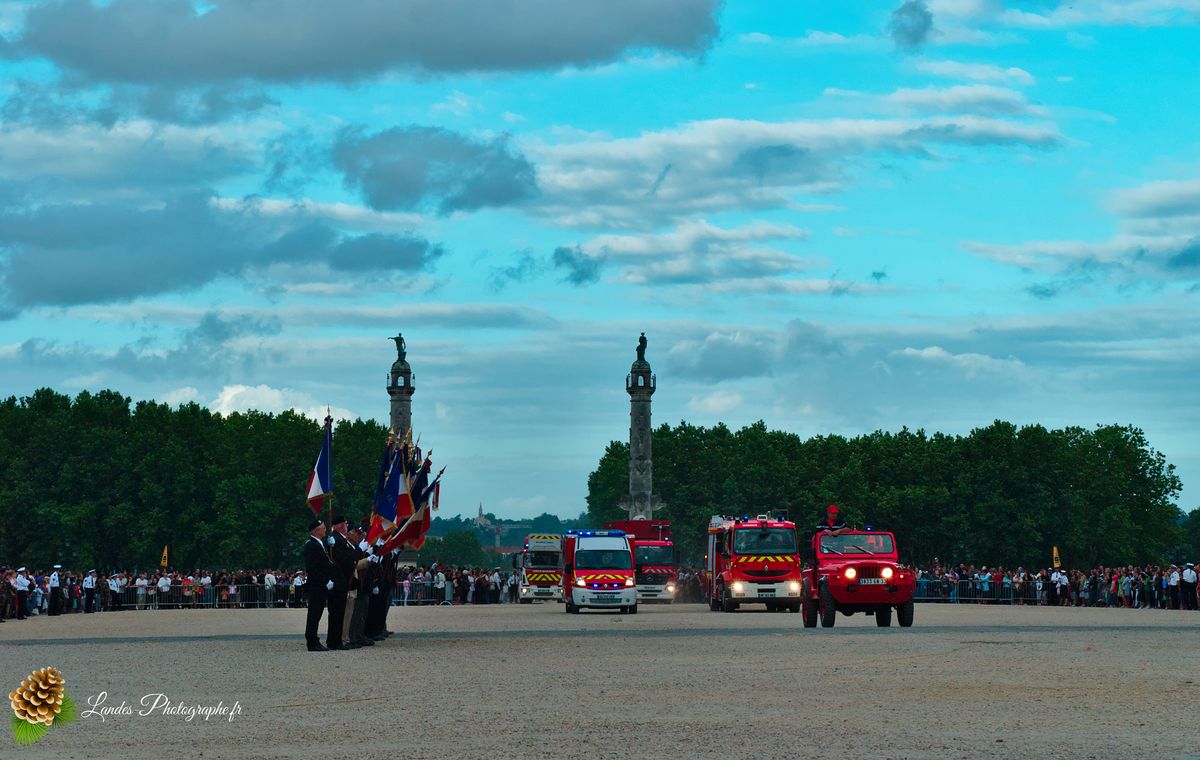 Cérémonie du 14 Juillet à Bordeaux
