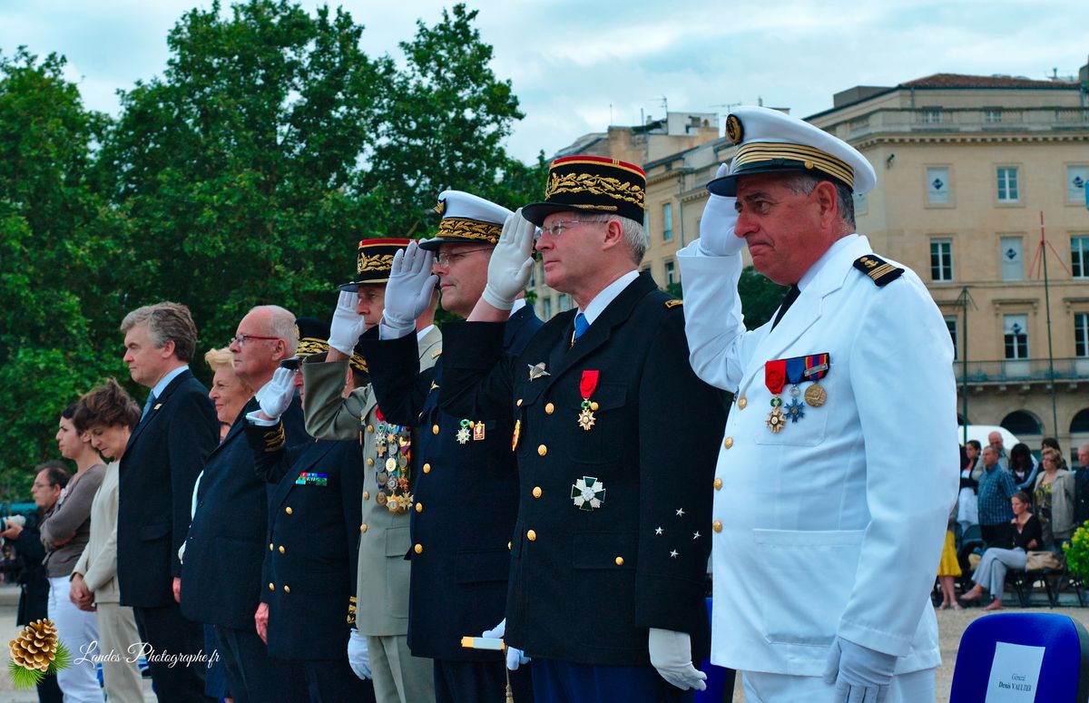Cérémonie du 14 Juillet à Bordeaux