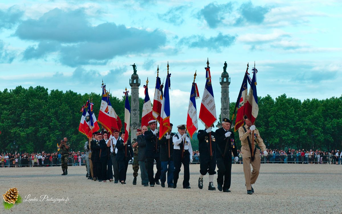 Cérémonie du 14 Juillet à Bordeaux