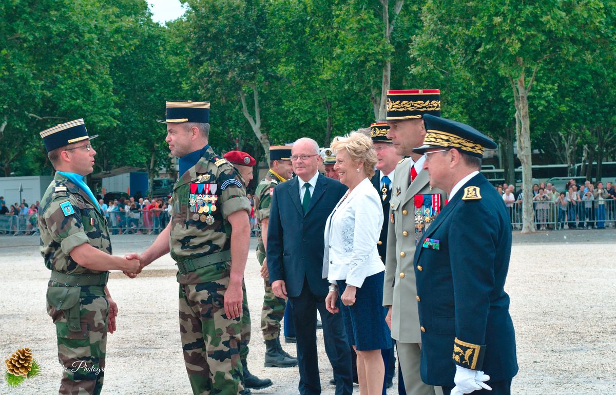 Cérémonie du 14 Juillet à Bordeaux