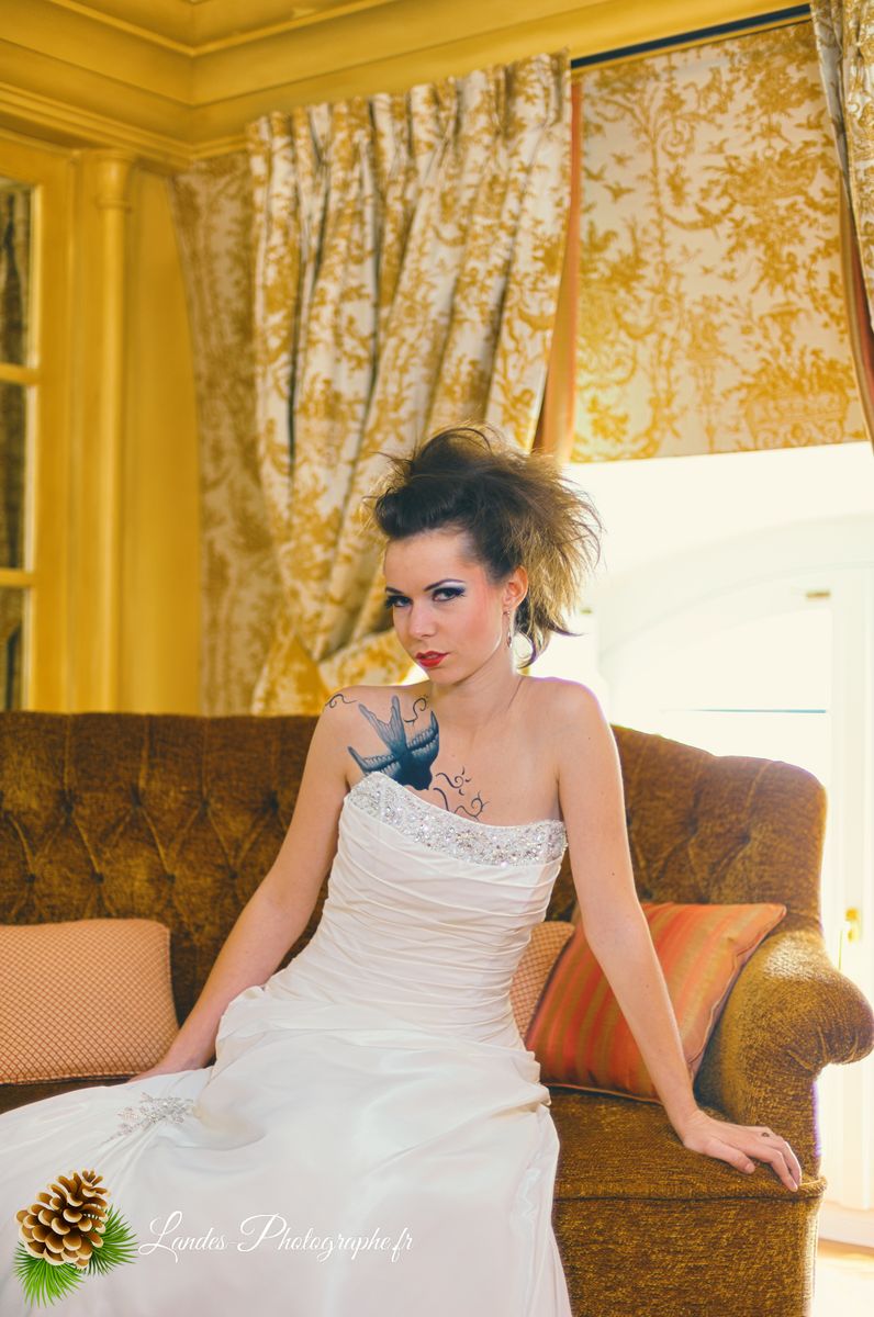 Agnès au Chateau de Mirambeau