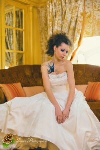 Agnès au Chateau de Mirambeau