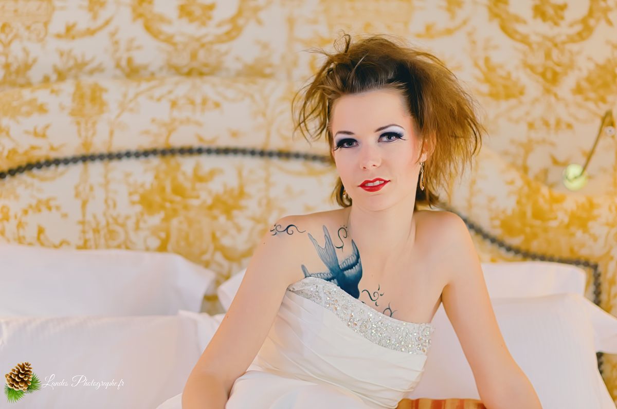 Agnès au Chateau de Mirambeau