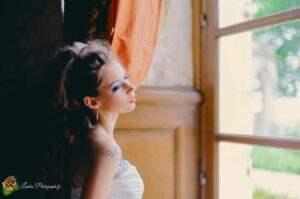 Agnès au Chateau de Mirambeau