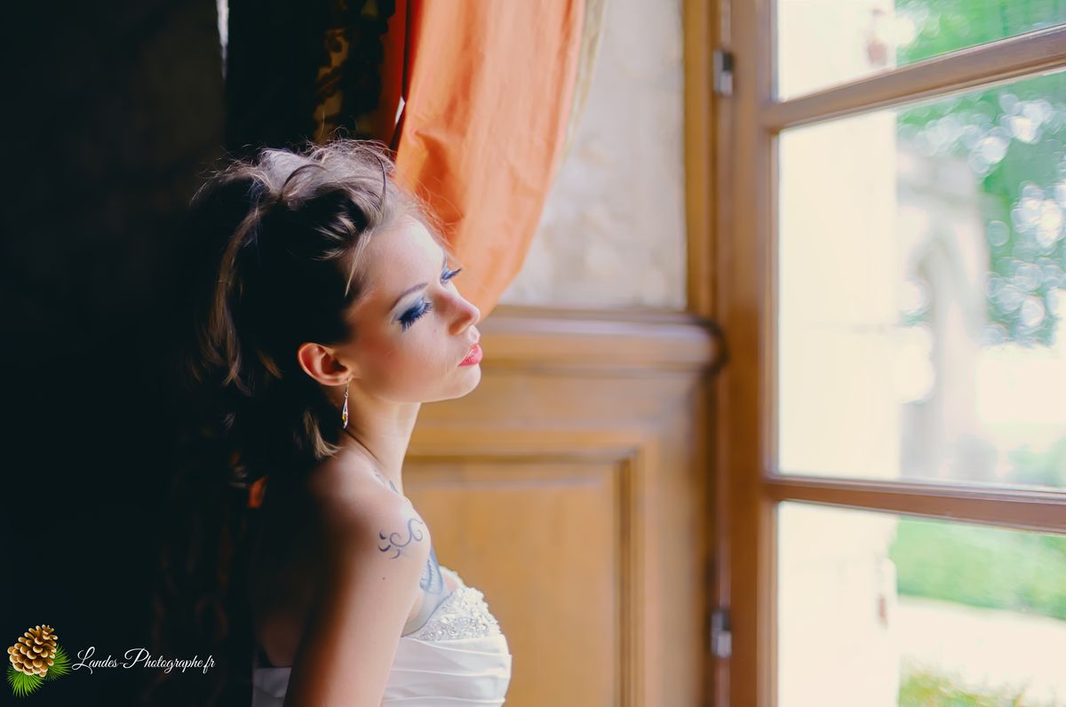 Agnès au Chateau de Mirambeau