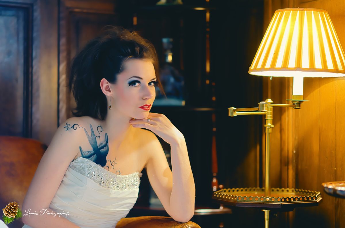 Agnès au Chateau de Mirambeau