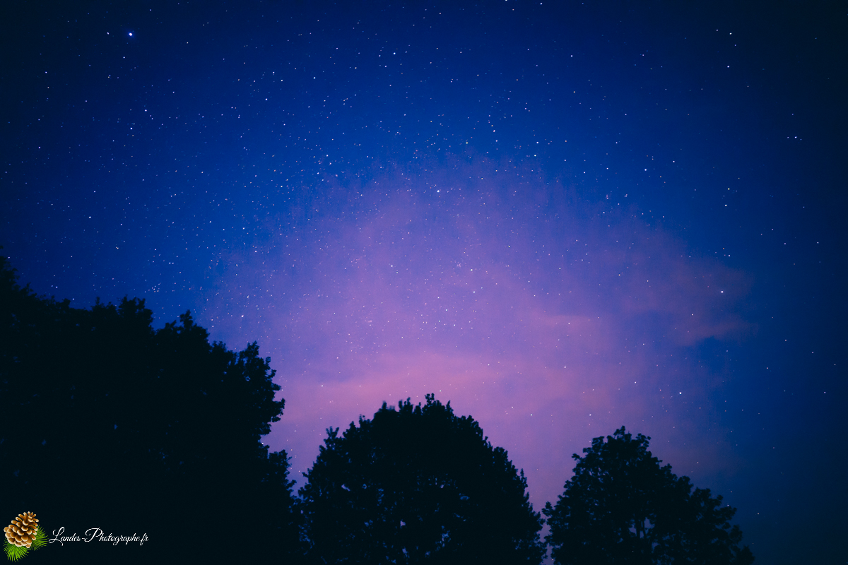 Astrophotographie dans le sud des Landes