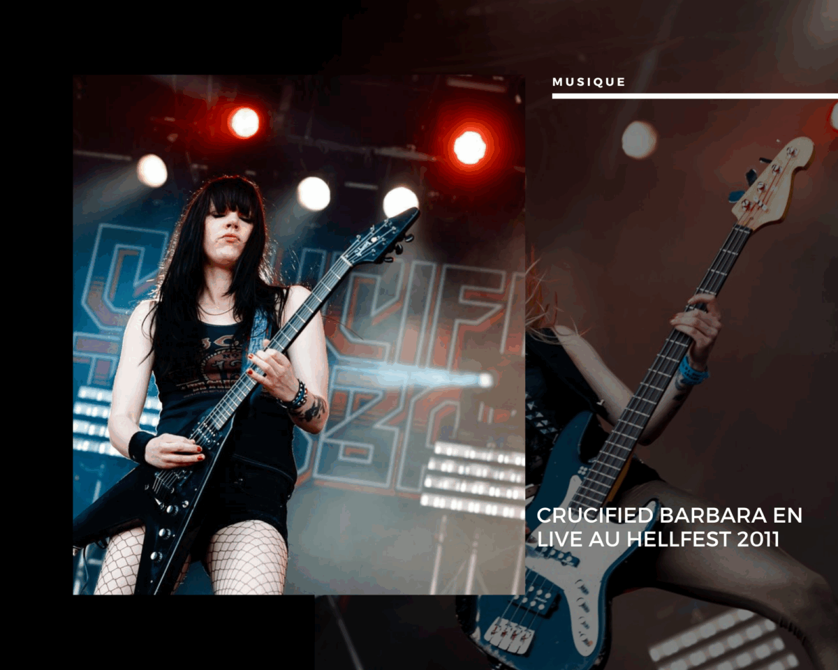 Crucified Barbara en live au Hellfest 2011