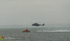 Exercice de sauvetage en mer à Camaret-sur-Mer