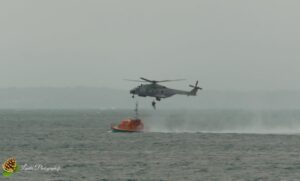 Exercice de sauvetage en mer à Camaret-sur-Mer