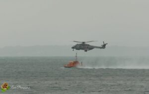 Exercice de sauvetage en mer à Camaret-sur-Mer