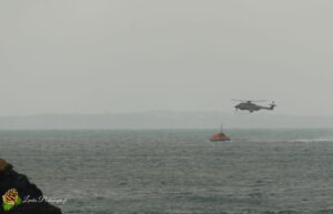 Exercice de sauvetage en mer à Camaret-sur-Mer