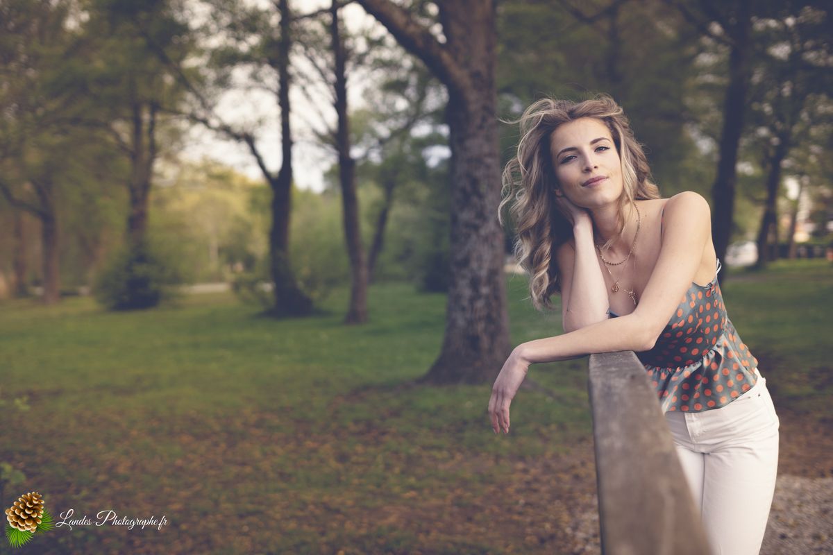 Séance portrait avec Jade à Soustons