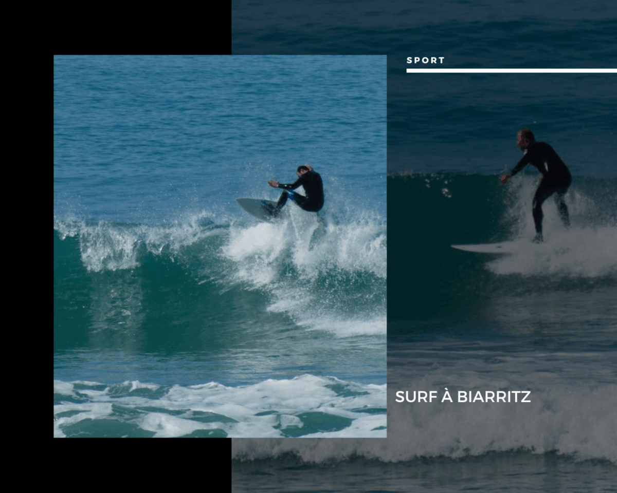 Surf à Biarritz