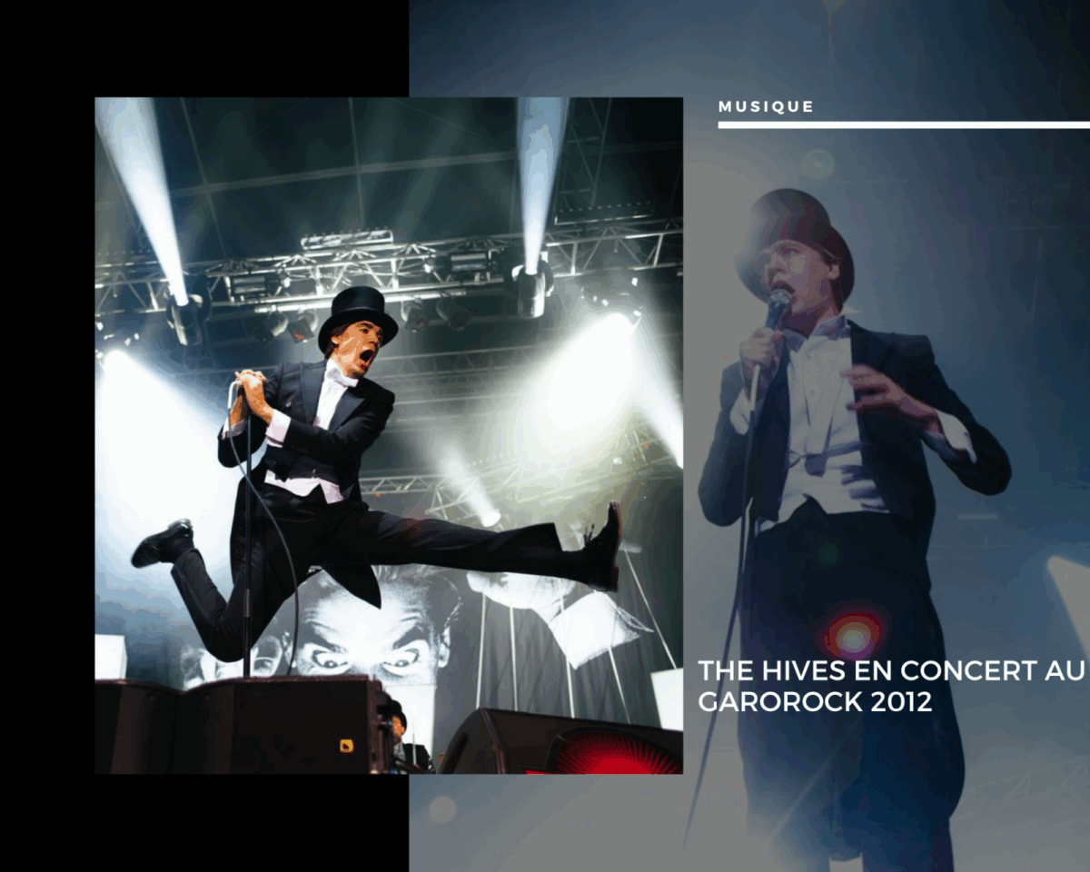 The Hives en concert au Garorock 2012