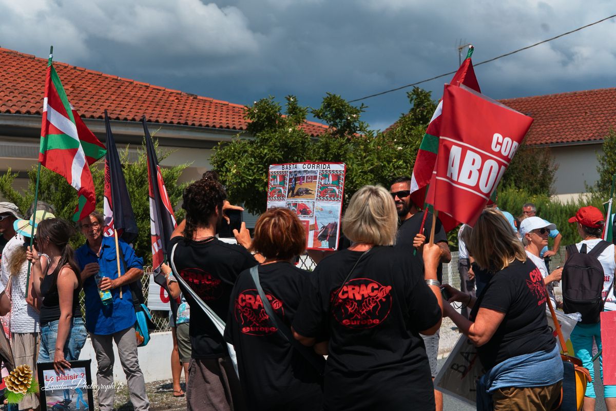 Manifestation pour l’abolition de la corrida à Saint-Vincent-de-Tyrosse