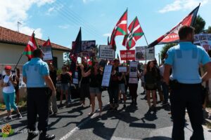 Manifestation pour l’abolition de la corrida à Saint-Vincent-de-Tyrosse