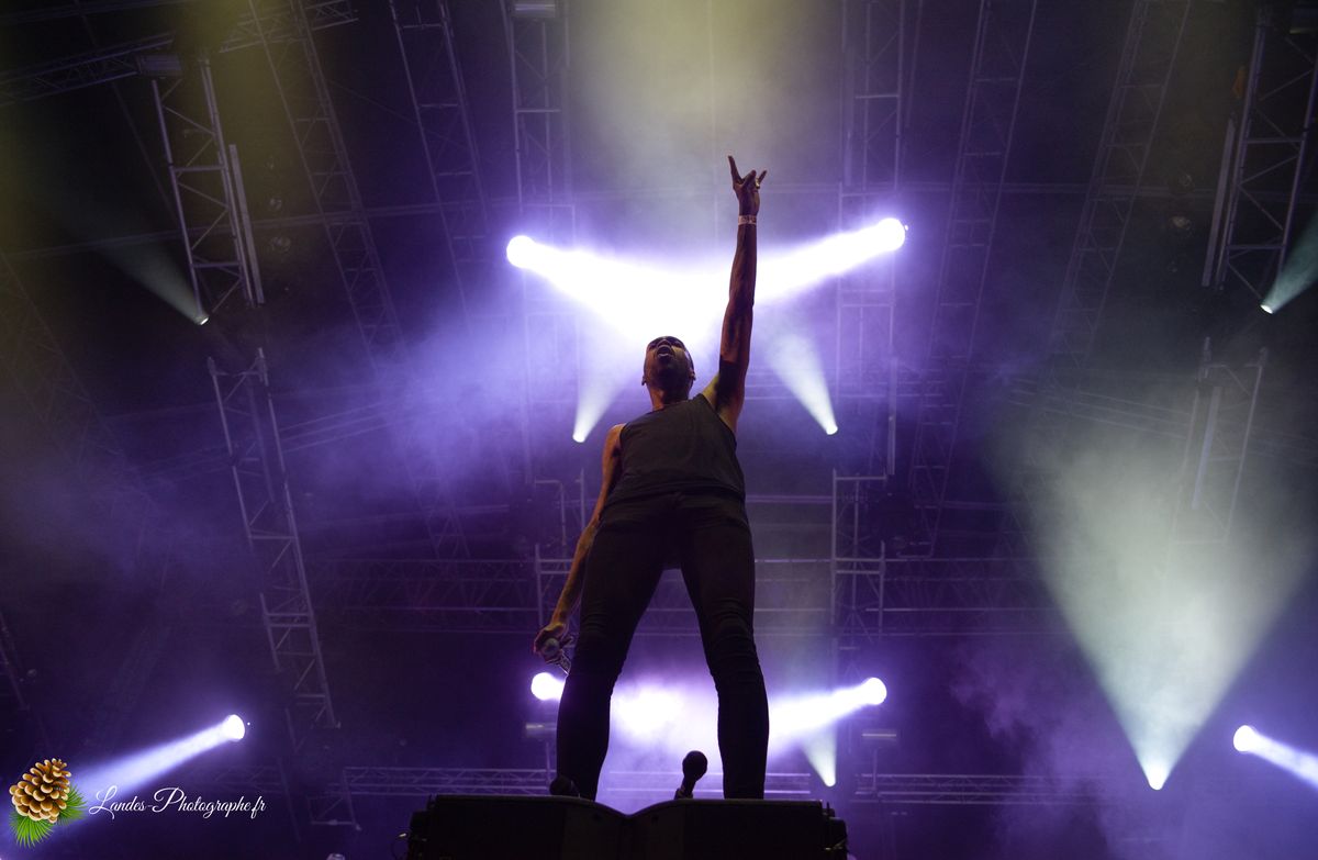 Skip The Use en concert au Festival Garorock 2012