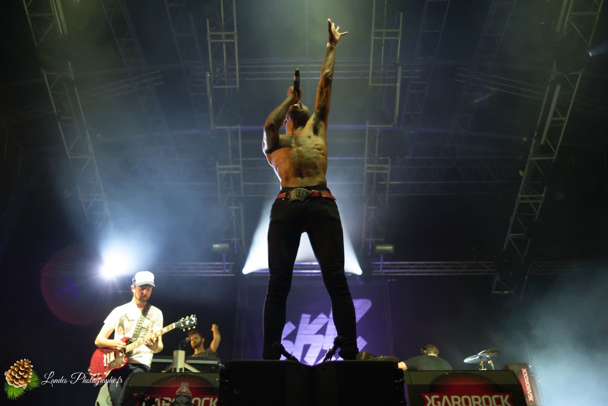 Skip The Use en concert au Festival Garorock 2012