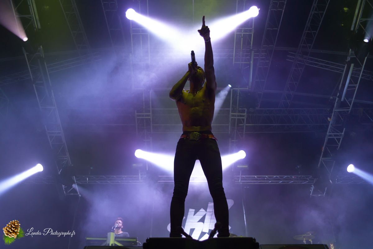Skip The Use en concert au Festival Garorock 2012