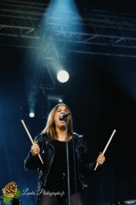 Izia en concert au Festival Garorock 2012