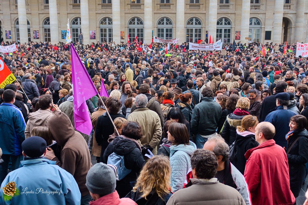 Manifestation générale à Bordeaux