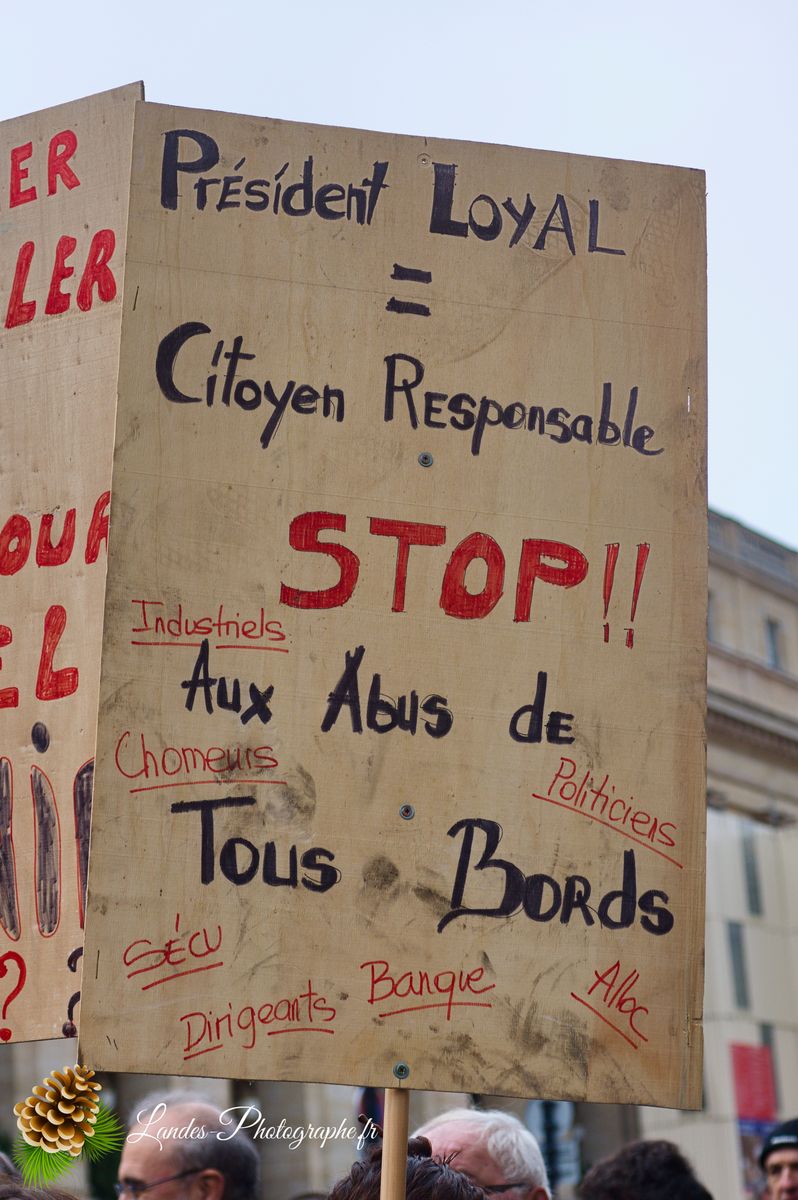 Manifestation générale à Bordeaux