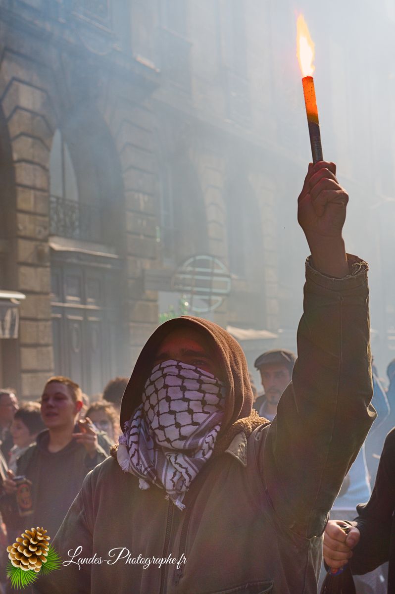 Manifestation générale à Bordeaux
