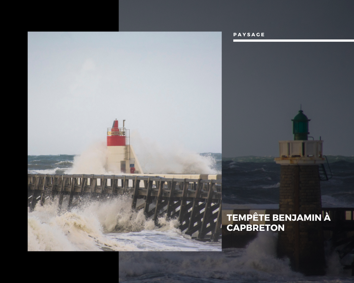 Tempête Benjamin à Capbreton