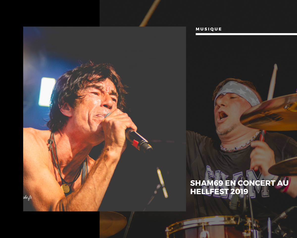 Sham69 en concert au Hellfest 2019