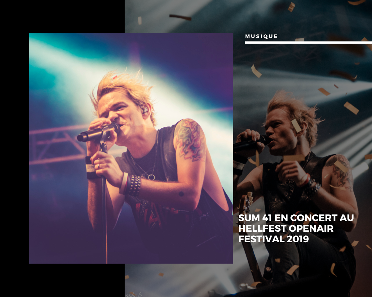 Sum 41 en concert au Hellfest OpenAir Festival 2019