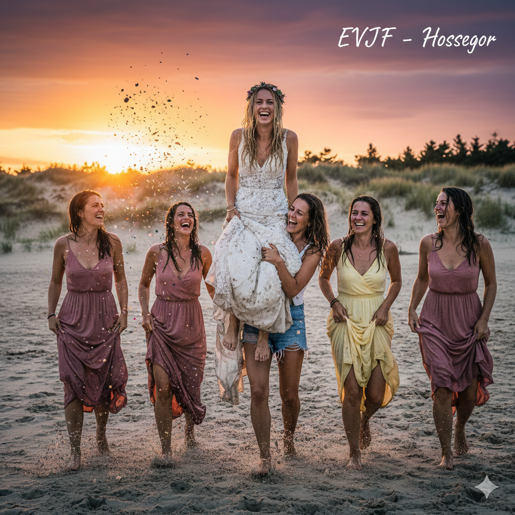 🎨 Comment réussir votre séance photo EVJF à Hossegor ?