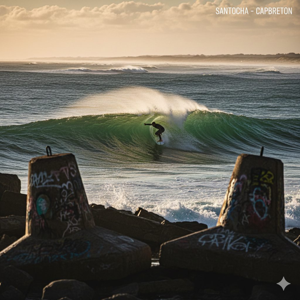 🏄‍♂️ Photographier le Surf au Santocha : Capturer l'Engagement