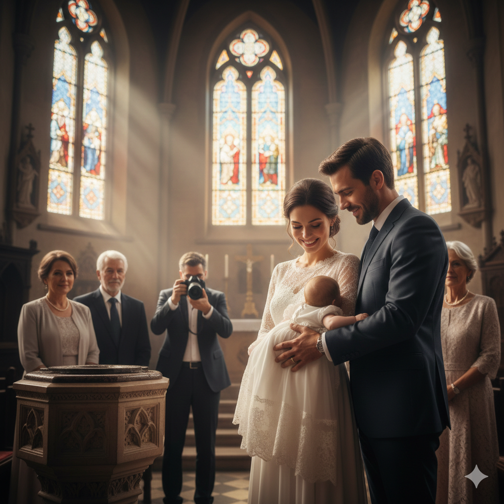 🕊️ Pourquoi confier les photos du baptême de votre enfant à un professionnel ?